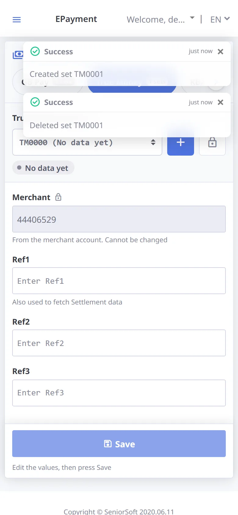 Set deleted (mobile)