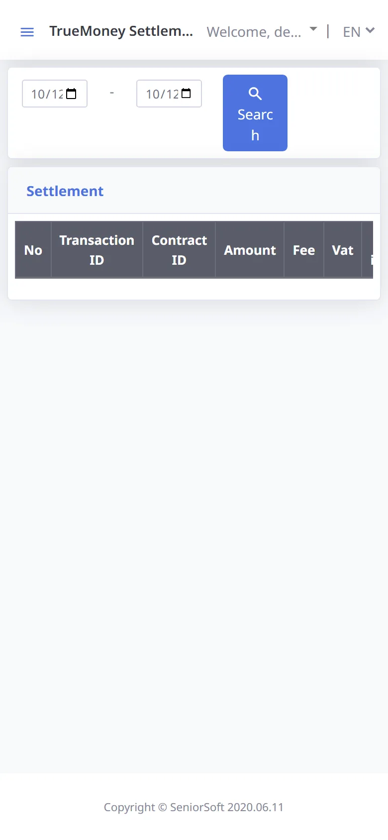 TrueMoney settlement (mobile)