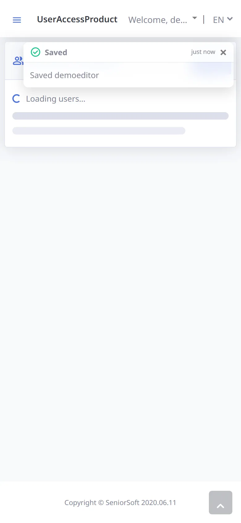 Save changes (mobile)